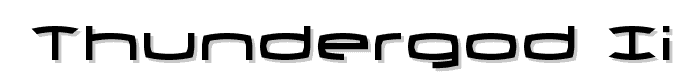 Thundergod II font